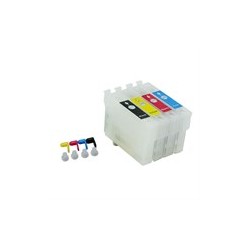 4 cartucce Epson ricaricabili serieT2991 chip autoreset + 400ml inchiostro