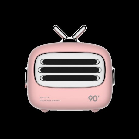 Mini altoparlante Bluetooth 4.2 vintage Rosa