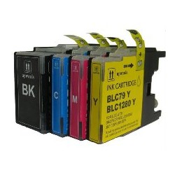 KIT 4 CARTUCCE BROTHER SERIE LC1280XL