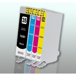 KIT 4 CARTUCCE COMPATIBILI EPSON SERIE 35