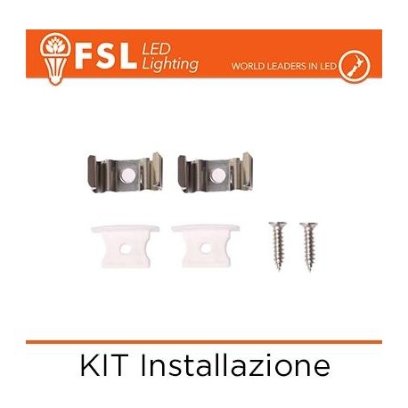 KIT Installazione per Profilo ad Incasso