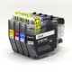 kit 4 cartucce serie lc3213 Brother compatibile nero+colore 