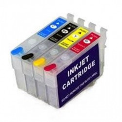 Kit4 Cartucce ricaricabili serie 604XL per stampante Epson